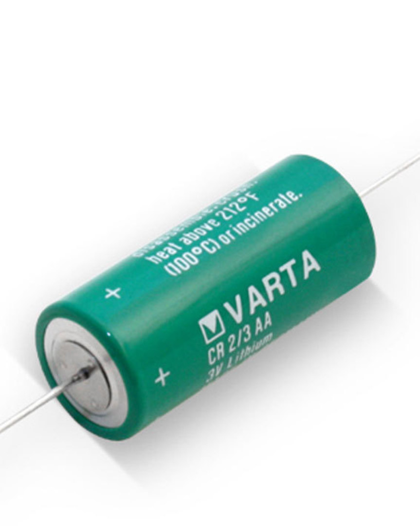 VARTA CR2/3AA Lithium Battery with Axial Lead image 1